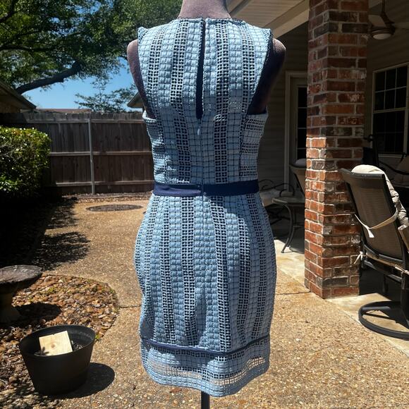 Adelyn Rae Rhea Woven Lace Dress Blue Sz XS - Picture 4 of 10